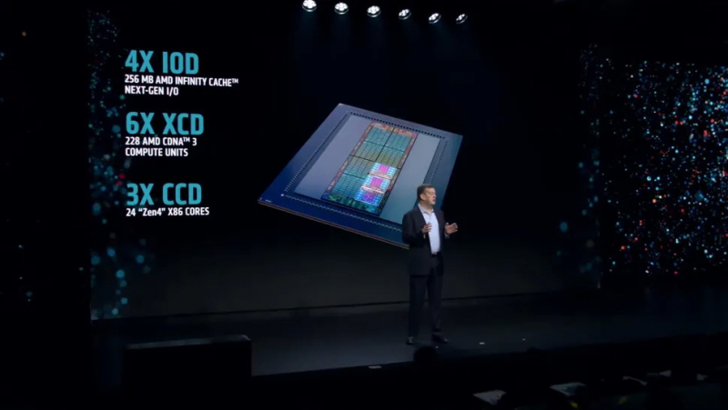 AMD представила мощнейший ИИ-ускоритель Instinct MI300X и гибридный HPC-процессор Instinct MI300A