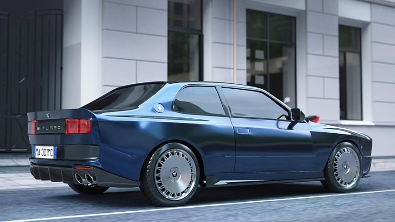 Брутальный Maserati Shamal вернулся в виде карбонового рестомода от Modena Automobili